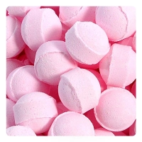 Fabricante y distribuidor de mini bolas efervescentes con sabor a rosa - Venta a minoristas