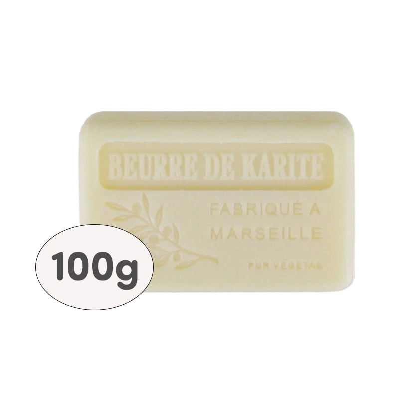 9 Savons 100g filmés, étiquetés - BEURRE DE KARITE