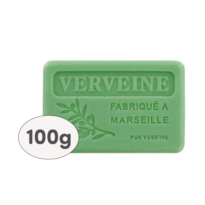 9 Savons 100g filmés, étiquetés - VERVEINE