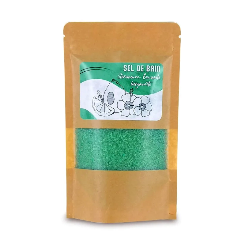 Sels de bain- 7kg - Géranium, Lavande et Bergamote 