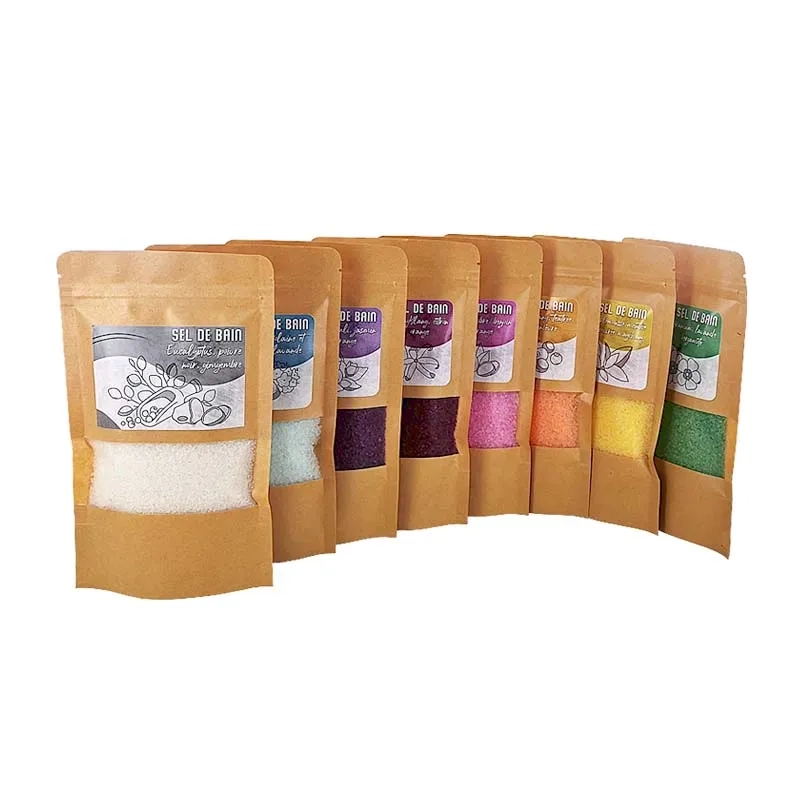 Venta a profesionales de caja surtida de sales de baño: 8 referencias x 1 bolsa de 250 g