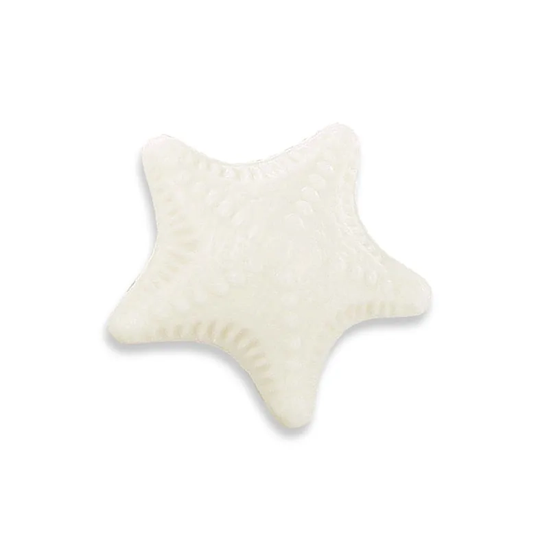 Venta al por mayor de jabones pequeños con forma de estrella de mar blanca
