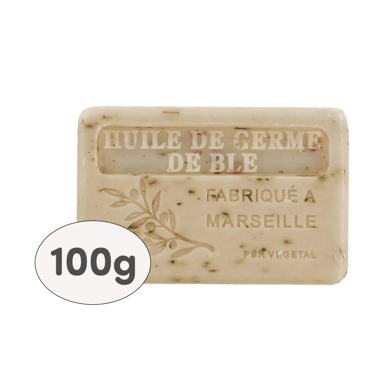 9 savons 100g filmés, étiquetés - HUILE DE GERME DE BLE