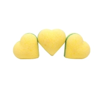 Corazón efervescente de baño con fragancia veraniega de melón