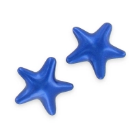 Fabricante de perlas de baño perfumadas en forma de estrella azul.