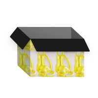 Dispensador de perlas de aceite de baño con forma de animal en Europa.