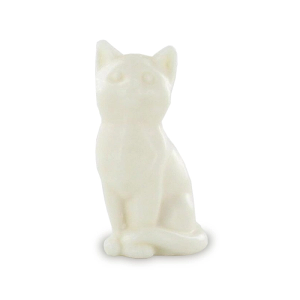 Jabón de gato blanco 25 g aroma de lirio de los valles - Caja de 500 - Fabricado en Europa