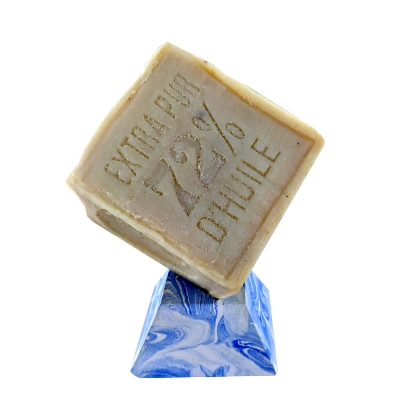 Pastilla de jabón de glicerina floral "Douceur lactée