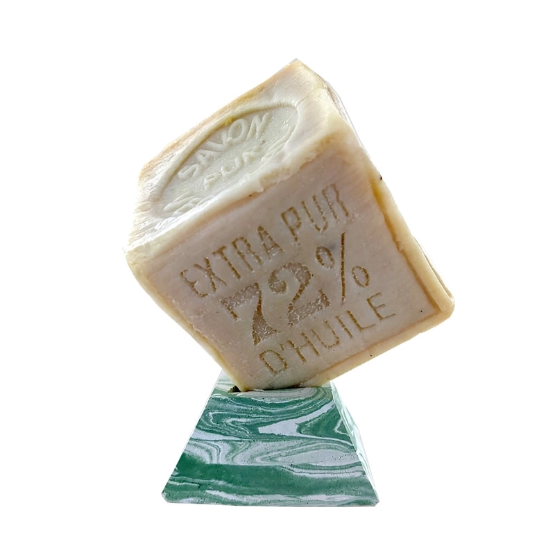 Pastilla de jabón de glicerina floral "Douceur lactée