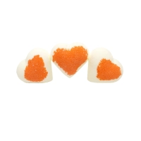 Fabricación de corazones efervescentes con fragancia de naranja