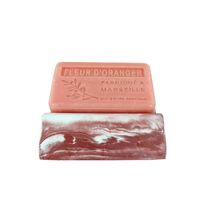 Pastilla de jabón de glicerina floral "Douceur lactée