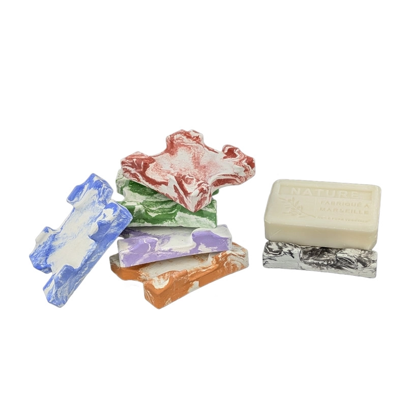 Pastilla de jabón de glicerina floral "Douceur lactée