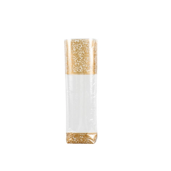 Sachet confiseur fond carton Noël scintillant - Lot 10