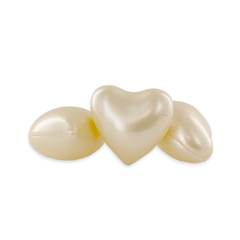 Perla de baño con aroma de vainilla en forma de corazón - Bolsa 50 