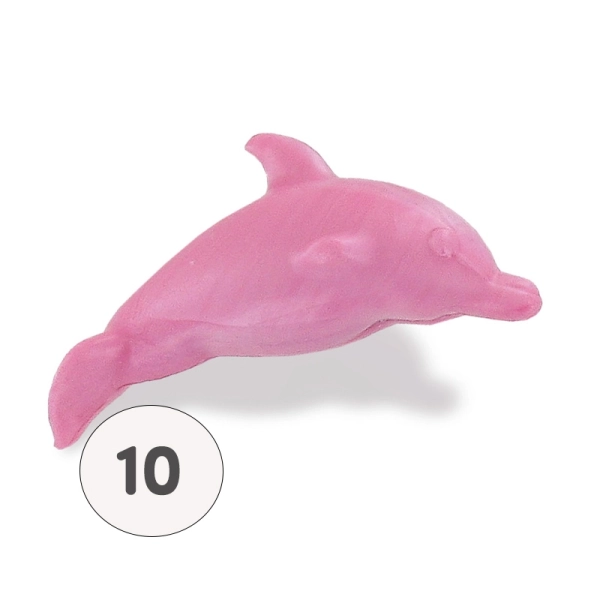 Savon forme dauphin rose - Sachet 10 