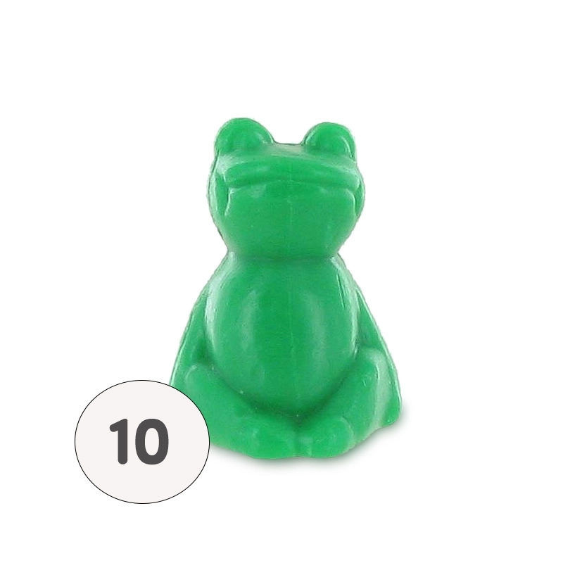 Jabón con forma de rana - Bolsa de 10