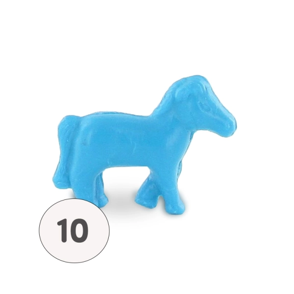 Savon forme poney turquoise - Sac 10 