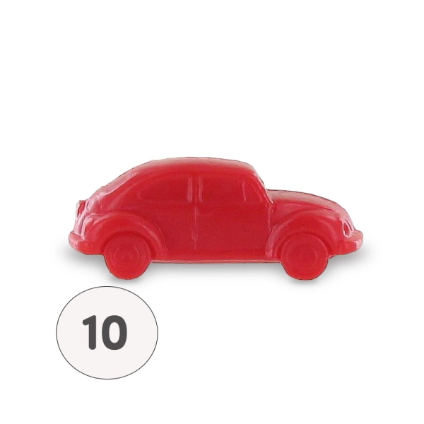 Savon voiture rouge - Sachet 10 