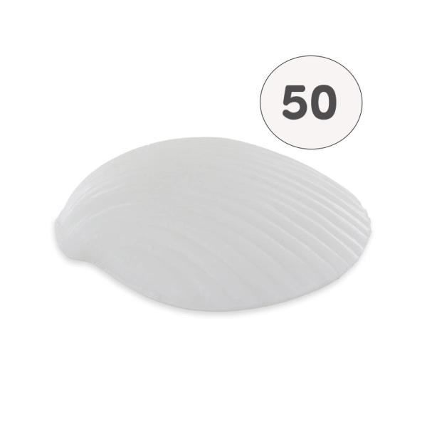 Jabón plano de concha rosa - Bolsa 50 