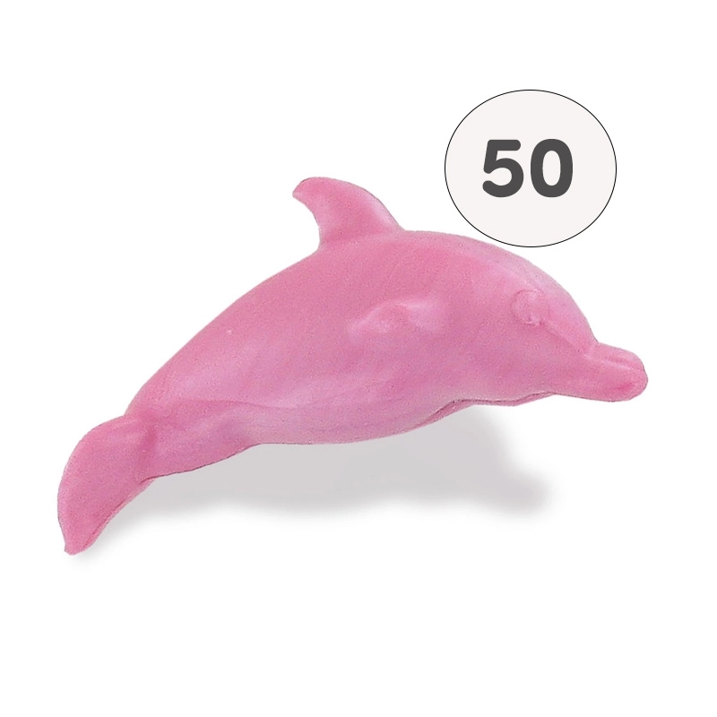 Savon forme dauphin rose - Sac 50 