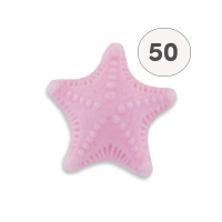 Savon forme étoile de mer rose - Sac 50 