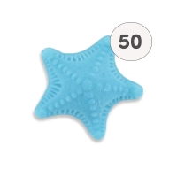 Savon forme étoile de mer bleue - Sac 50 
