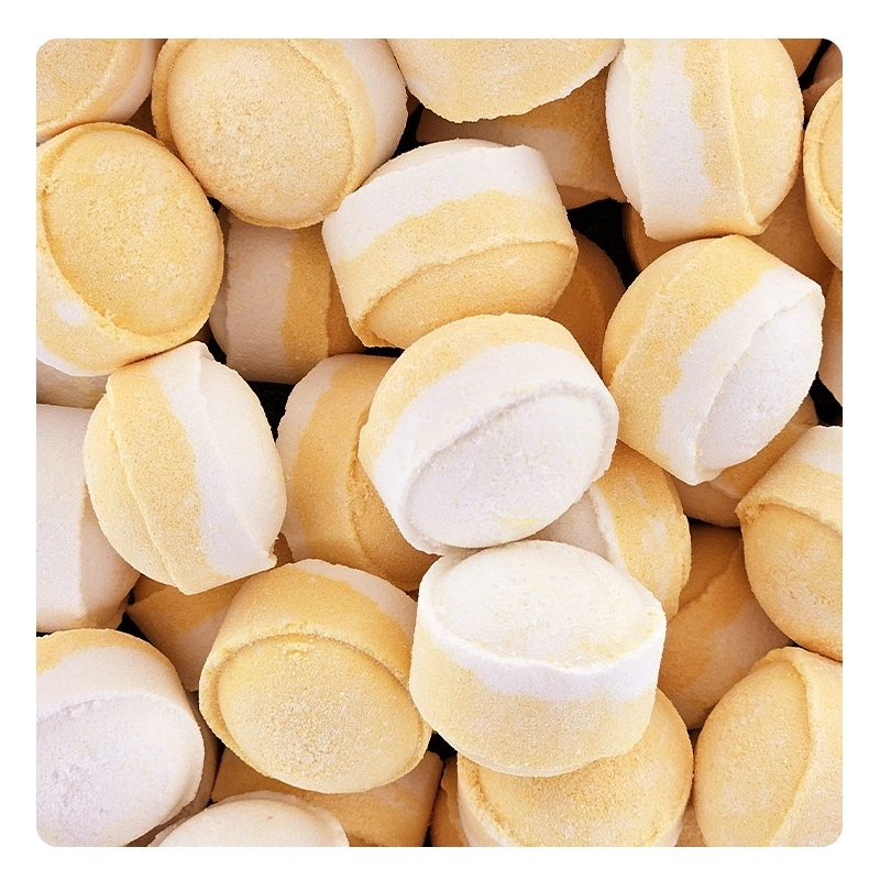 Mini bolas efervescentes bicolor sabor lima - 1 kilo 